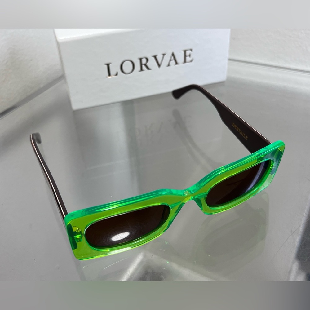 Lorvae Women’s Neon Green Sunglasses - Picture 6 of 9